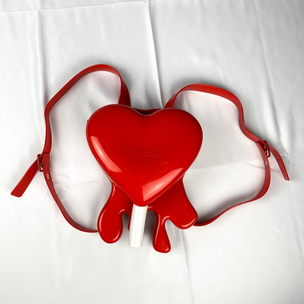 Mini Melissa Bag Jelly Pop Melting Heart Red